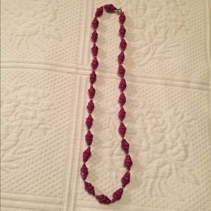 Purple necklace